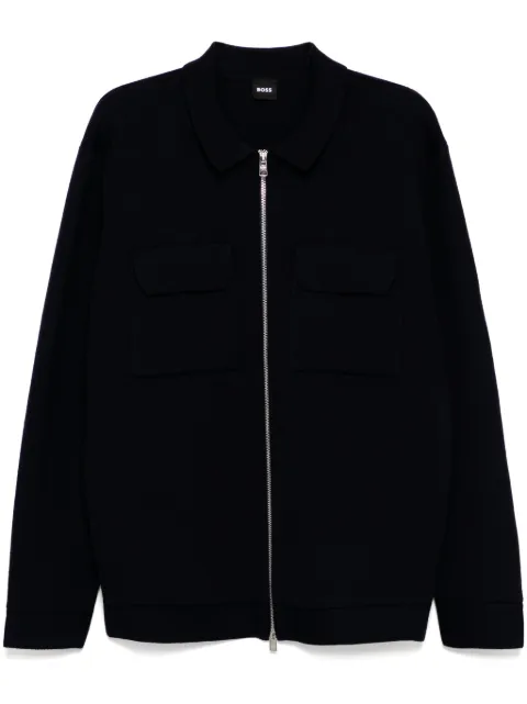 AMIRI ウール ジップ カーディガン