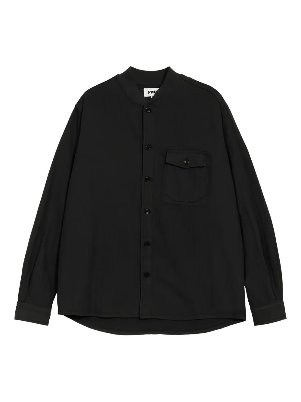 YMC patch-pocket shirt Zwart