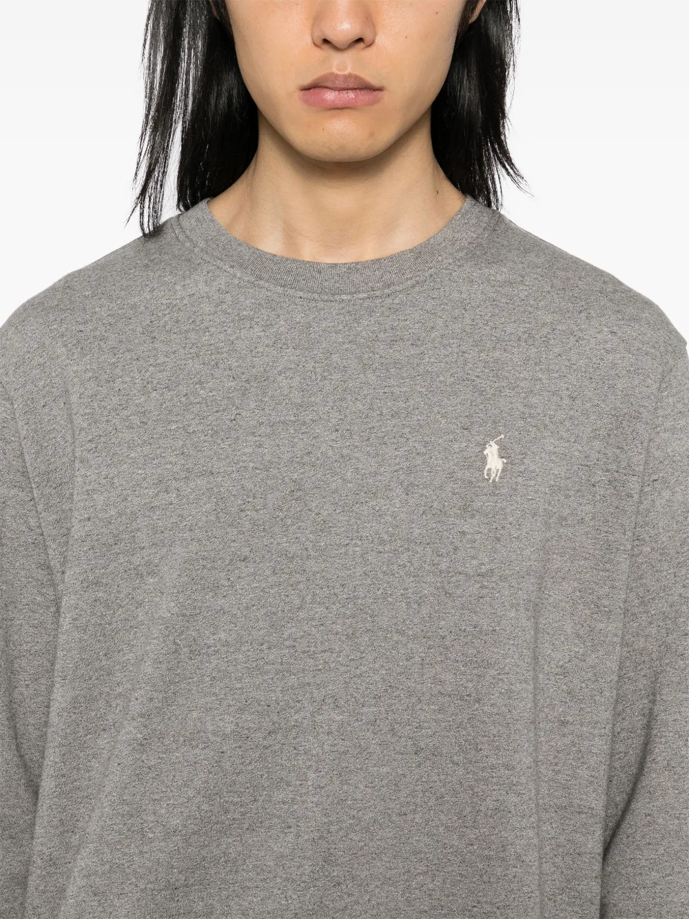 Polo Ralph Lauren Loopback fleece sweater Grijs