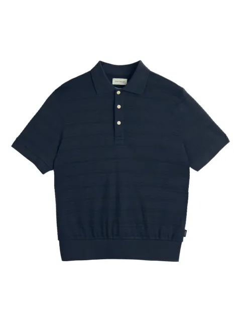 Oliver Spencer textured polo shirt