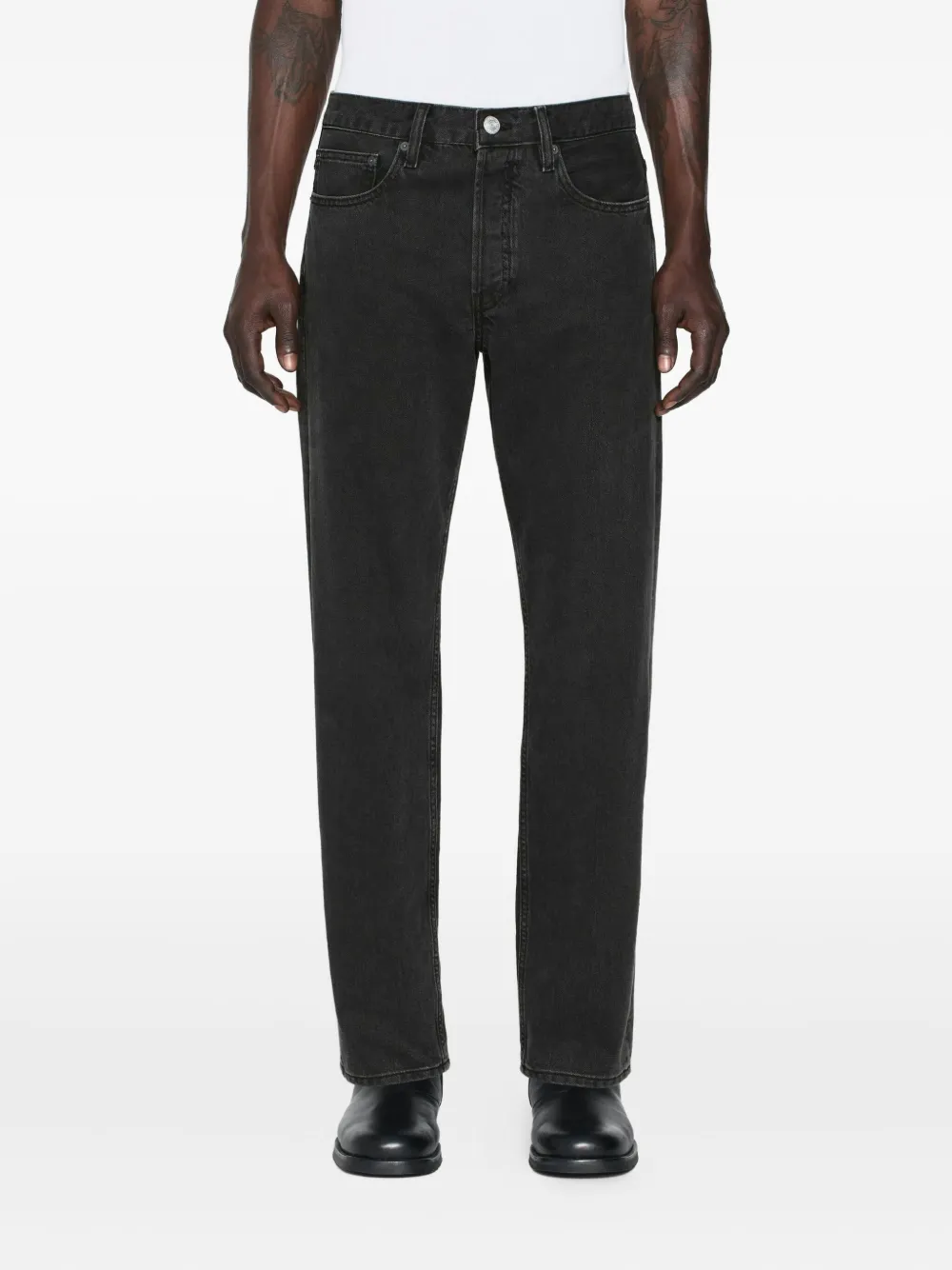 FRAME straight jeans Zwart