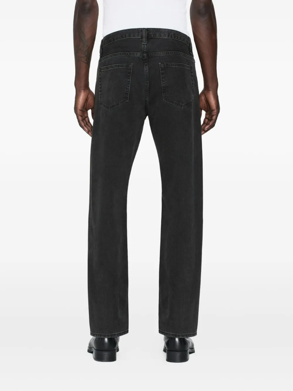 FRAME straight jeans Zwart