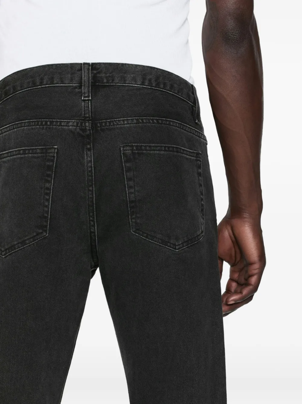 FRAME straight jeans Zwart