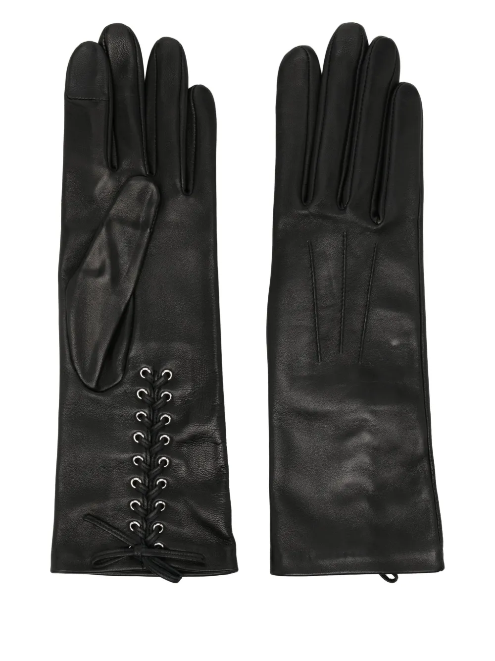 Paul Smith Concertina gloves - Nero