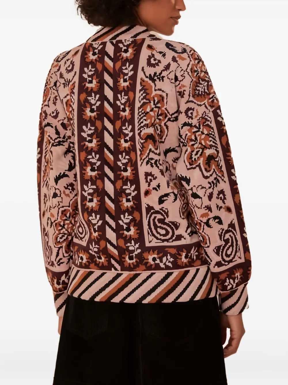 FARM Rio Vest met patroon Rood