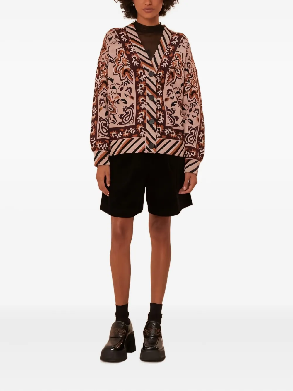 FARM Rio tapestry-pattern cardigan | Cardigans | Image 2