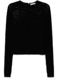 alice + olivia Delaina top - Black