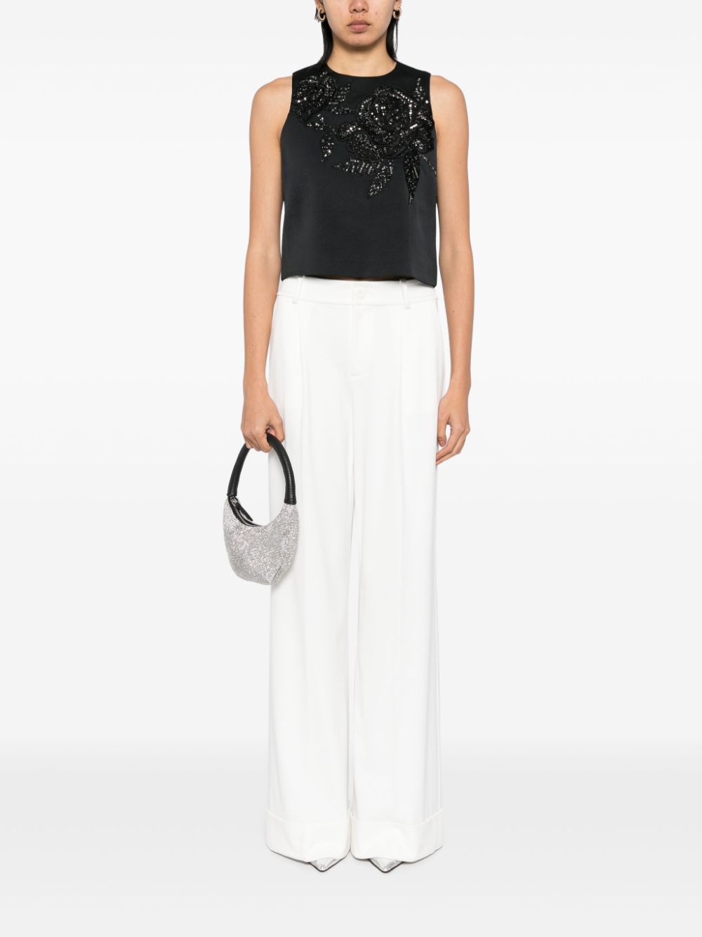 alice + olivia Tomasa palazzo pants - Wit