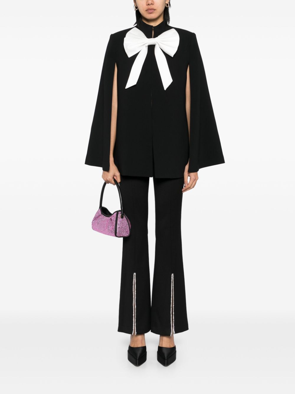 alice + olivia Philippa cape - Zwart