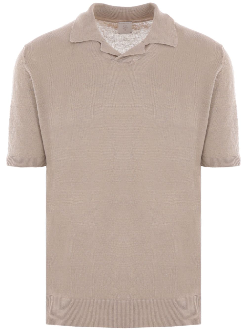 Eleventy linen polo shirt - Neutrals