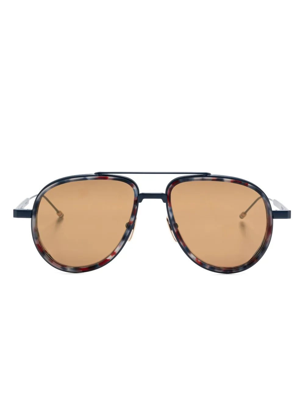 Thom Browne Eyewear パイロット サングラス - ブルー Thom Browne Eyewear パイロット サングラス - ブルー
