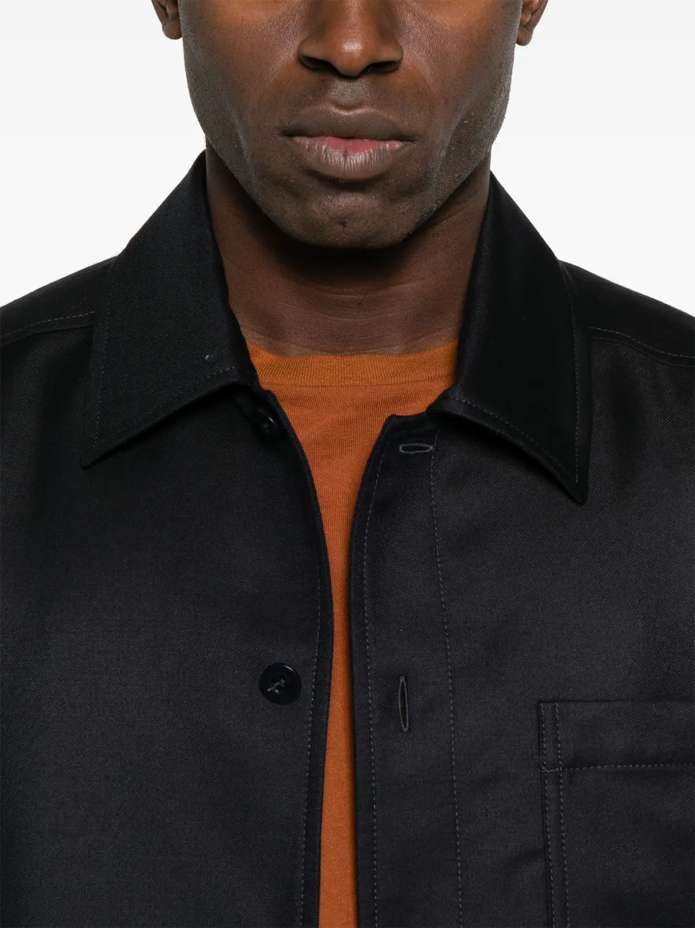 A.P.C. Jeffray shirtjack Blauw
