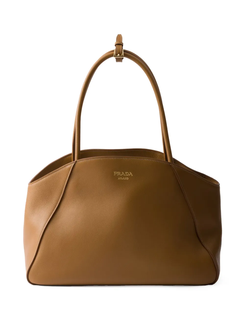 Prada logo-print tote bag | Brown | Image 1