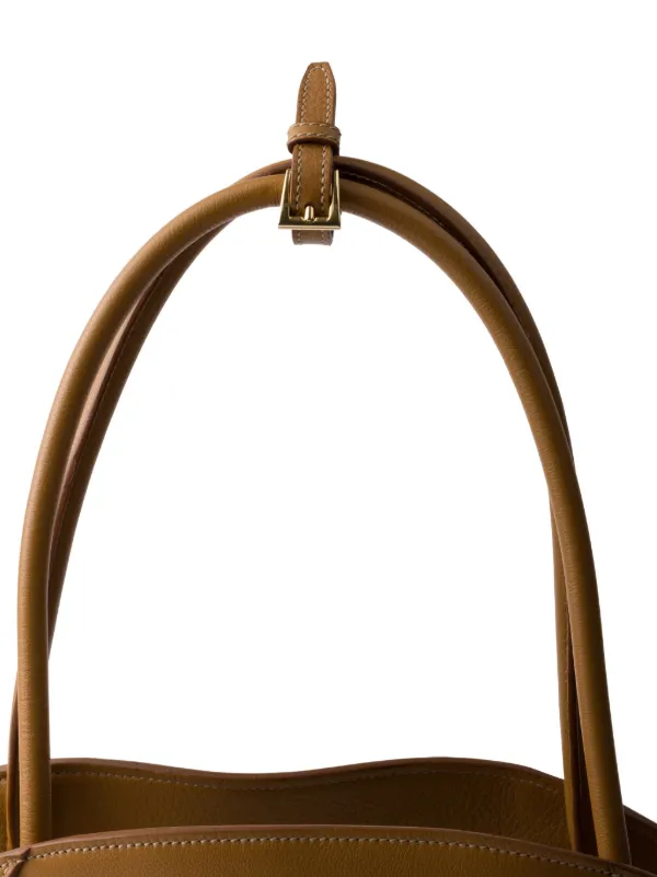 PRADA ロゴ トートバッグ 38cm Prada ロゴ トートバッグ | ブラウン | FARFETCH JP