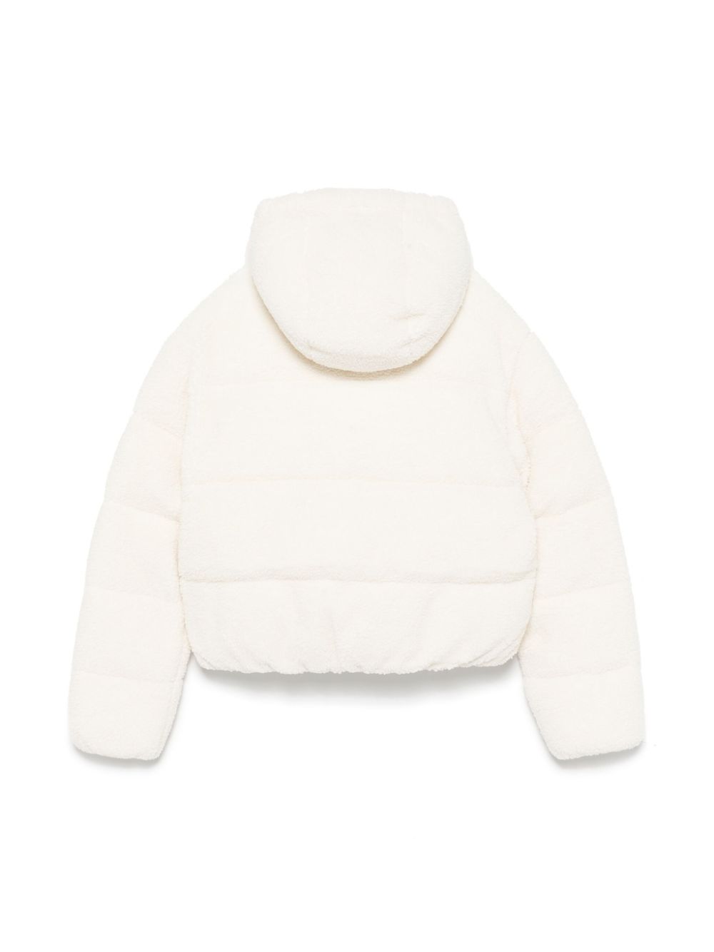 Calvin Klein Kids Teddy donsjack met capuchon - Wit