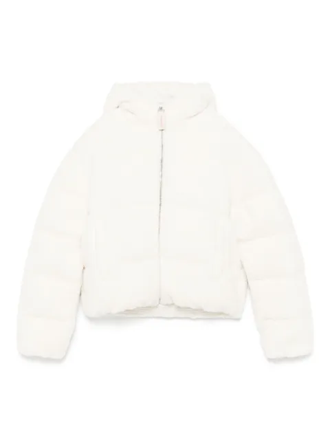 Calvin Klein Kids teddy hooded puffer jacket