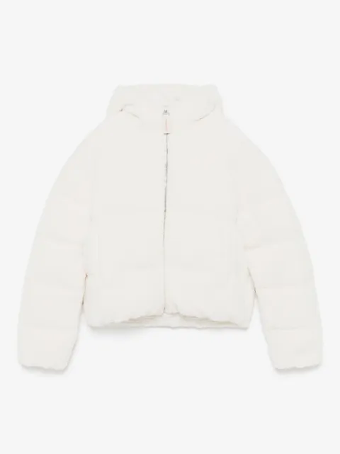 Calvin Klein Kids teddy hooded puffer jacket