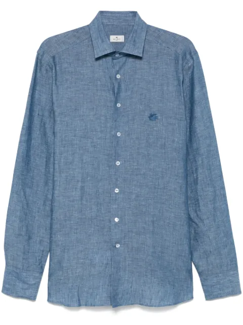 ETRO Pegaso-embroidered shirt