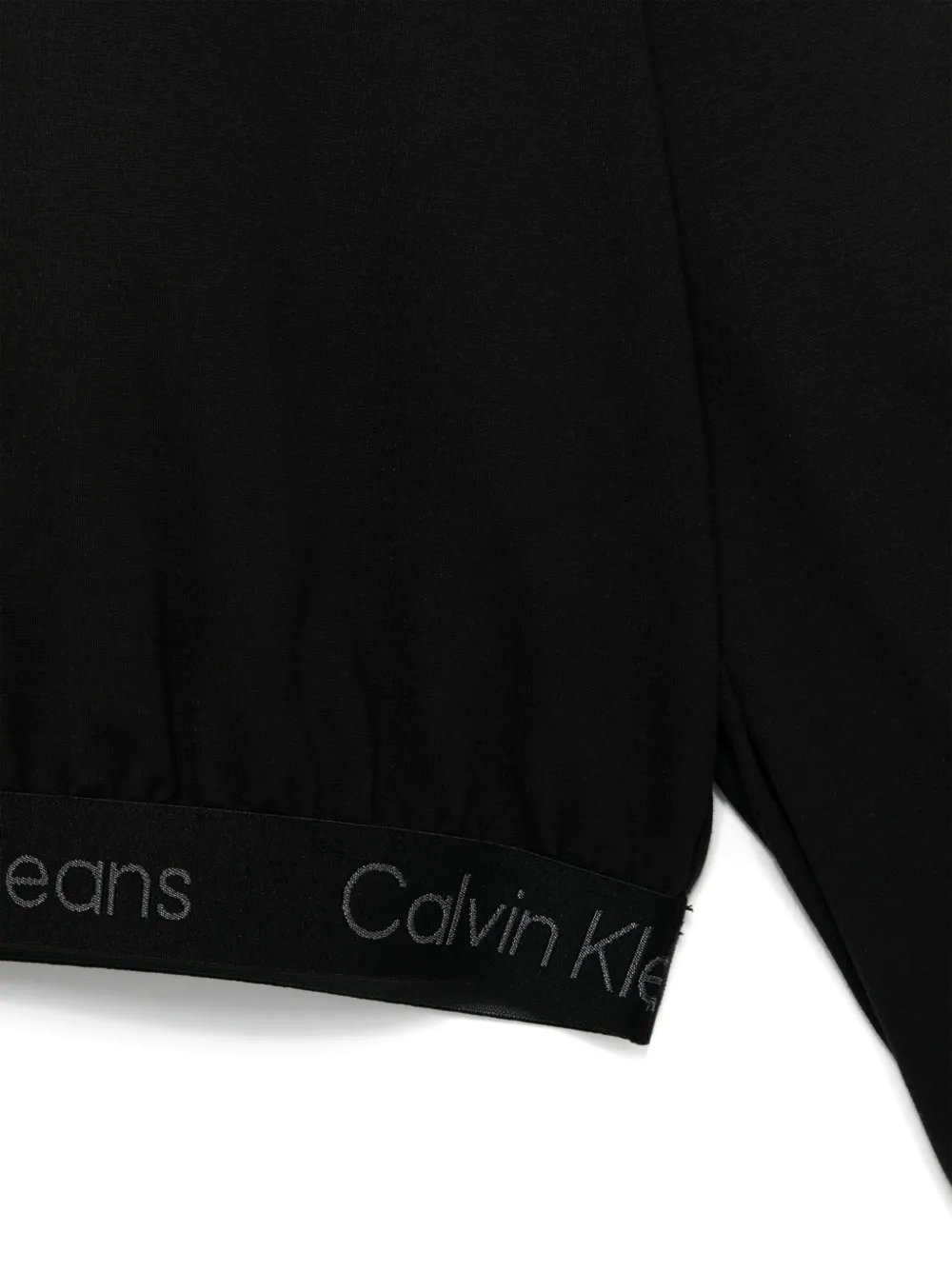 Calvin Klein Kids Punto Tape hoodie Zwart