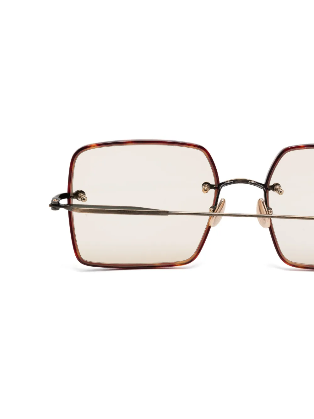 Matsuda Zonnebril met vierkant montuur Zilver