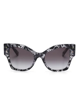 Dolce & Gabbana 55mm Lace Cat Eye Sunglasses Sunglasses Dolce Gabbana DG4321 | Cat-eye acetate sunglasses  main image 3