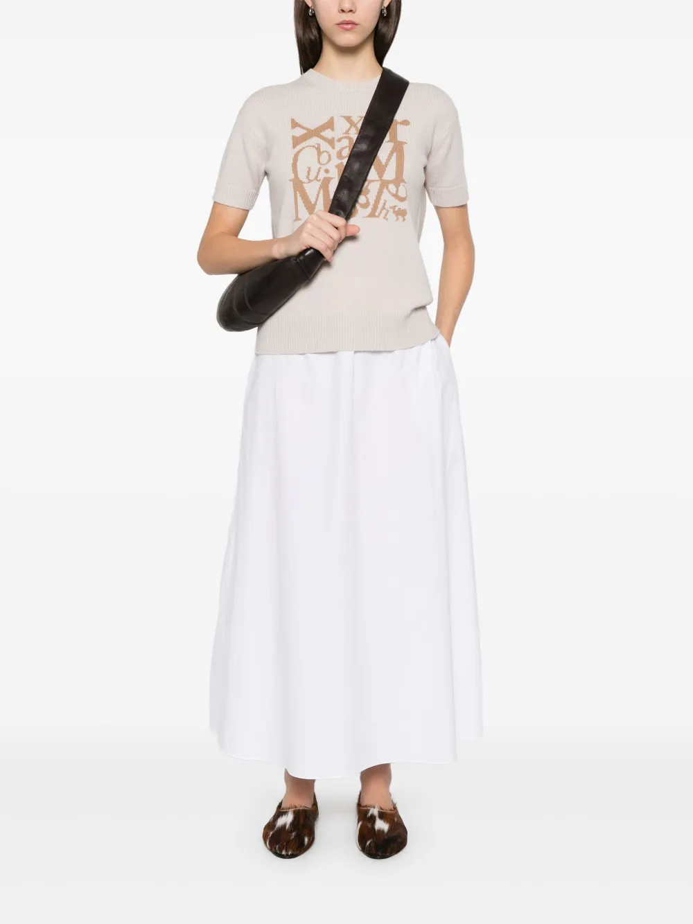 'S Max Mara Felicia top - Beige