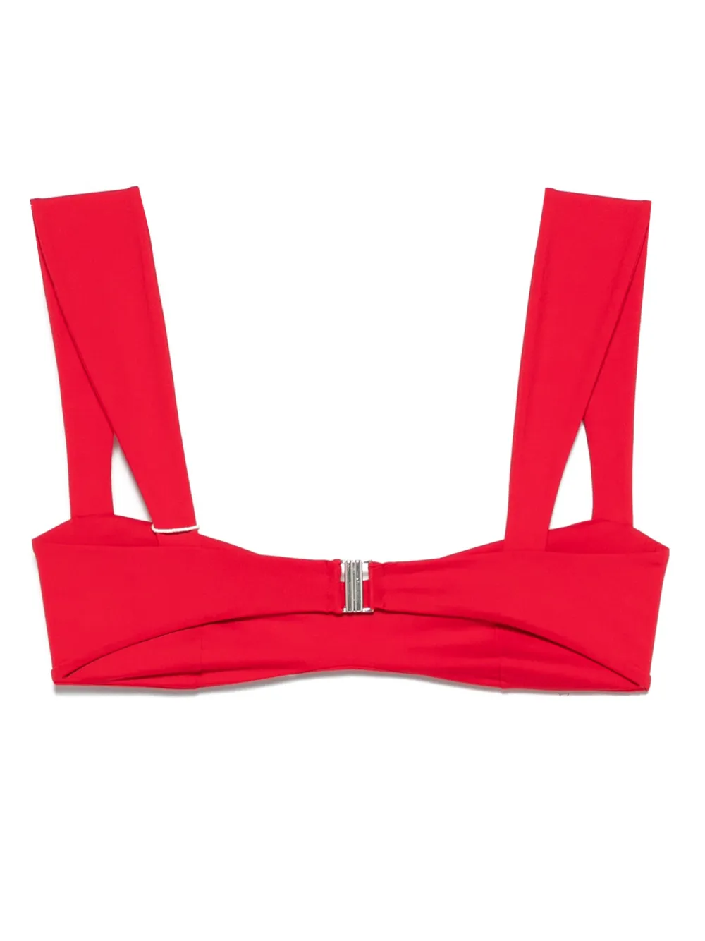 Magda Butrym Bustier Bikini Top In Red