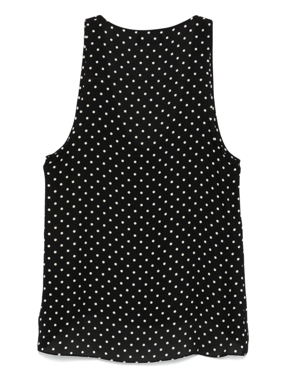 Wardrobe.nyc Silk Tank Top In Black