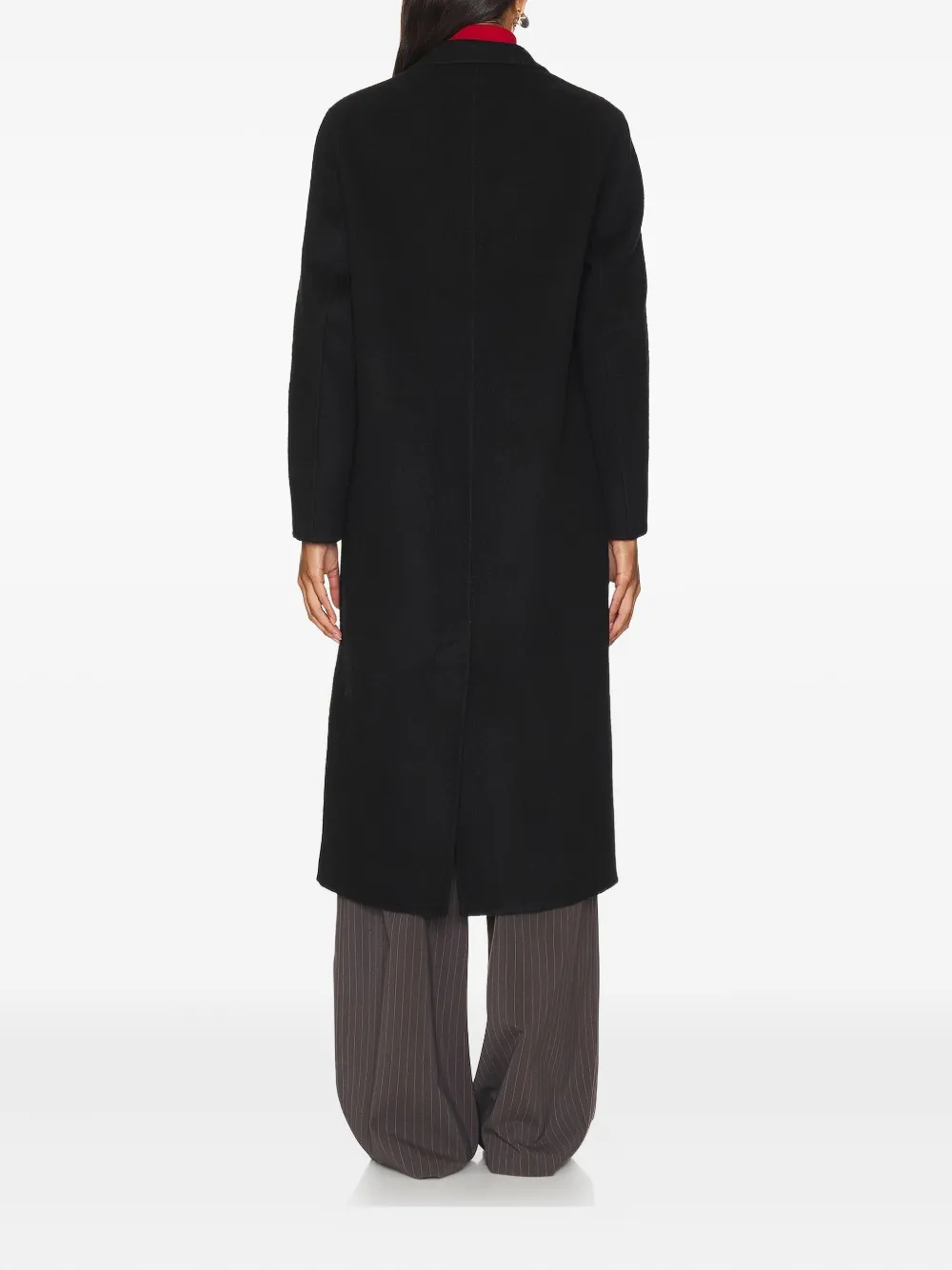 Rails Peak-lapel Single-breasted Coat In Black
