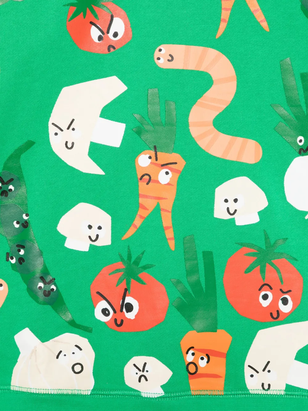 Stella McCartney Kids Sweater met print Groen