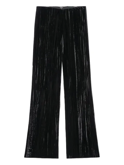 Rails Brissa crushed-velvet trousers