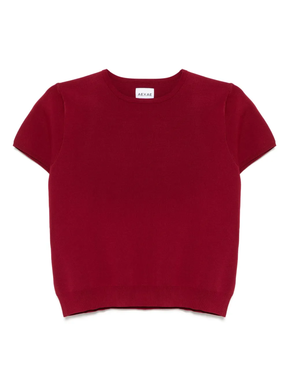 Aexae Cap-sleeves Jumper In Red