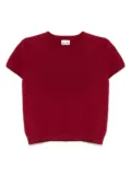 AEXAE cap-sleeves jumper - Red