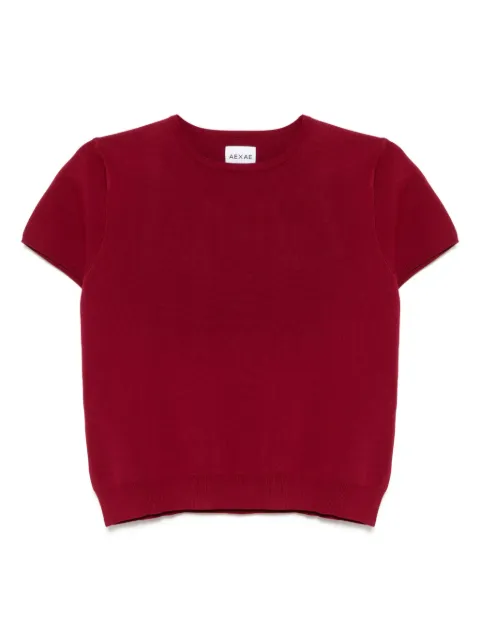AEXAE cap-sleeves jumper