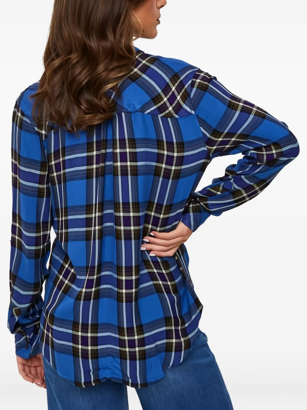  Rails Eloise Plaid Long-sleeve Shirt - Blue 