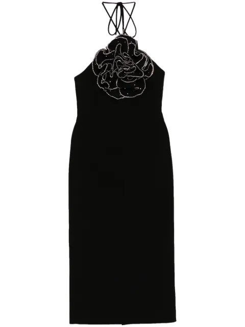 Rebecca Vallance Eliana Halter Midi dress