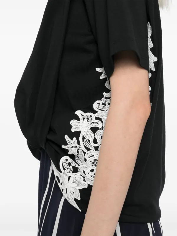 【3.1 Phillip Lim】ドレープTシャツドレス 3.1 Phillip Lim ドレープ Tシャツ コンビドレス | ブラック