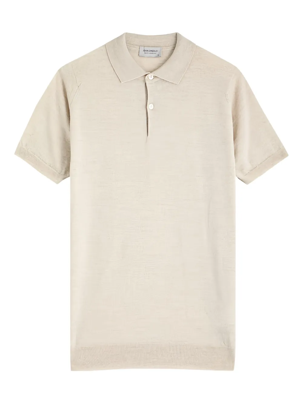 John Smedley Payton poloshirt Beige