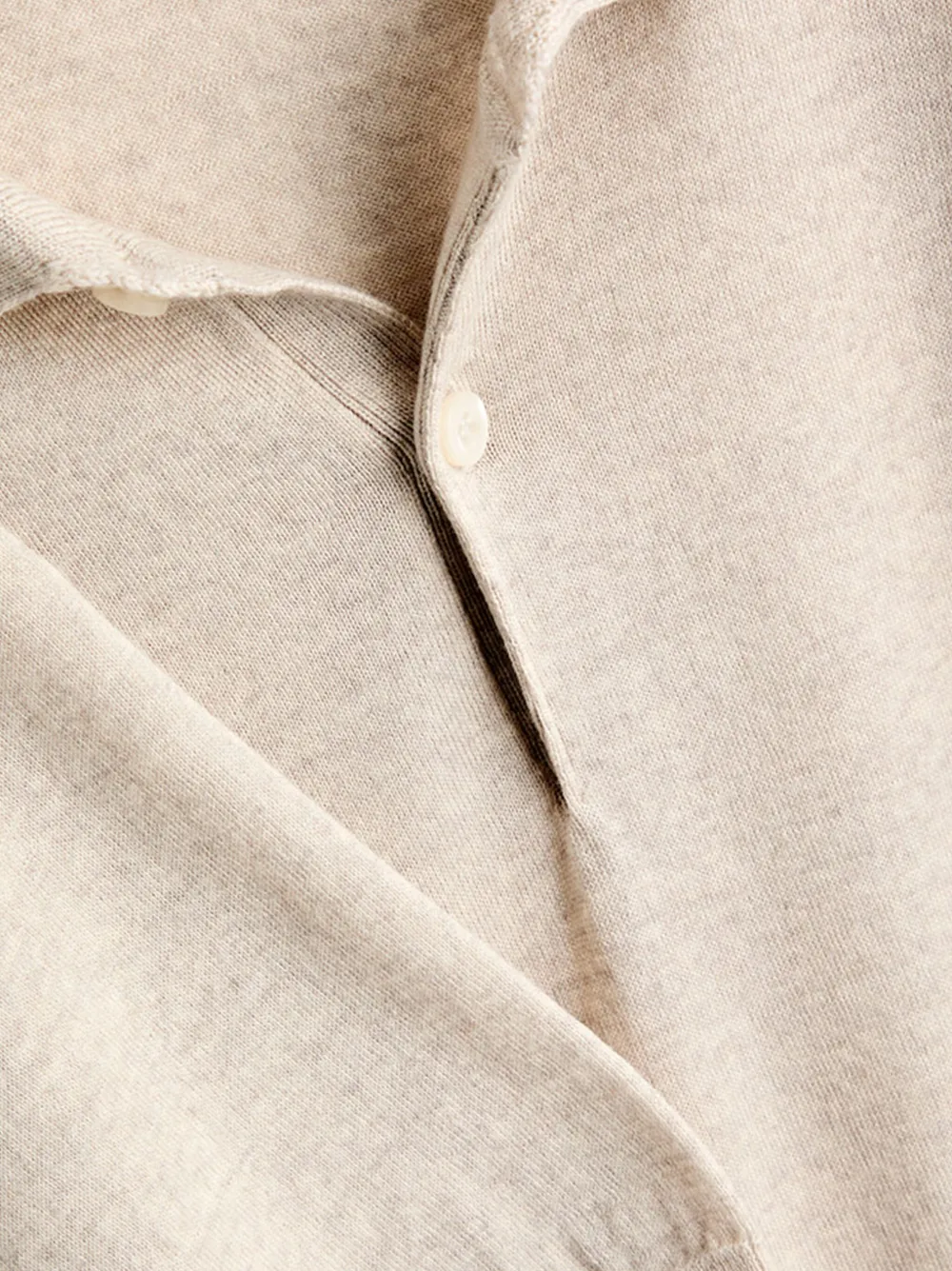 John Smedley Payton poloshirt Beige