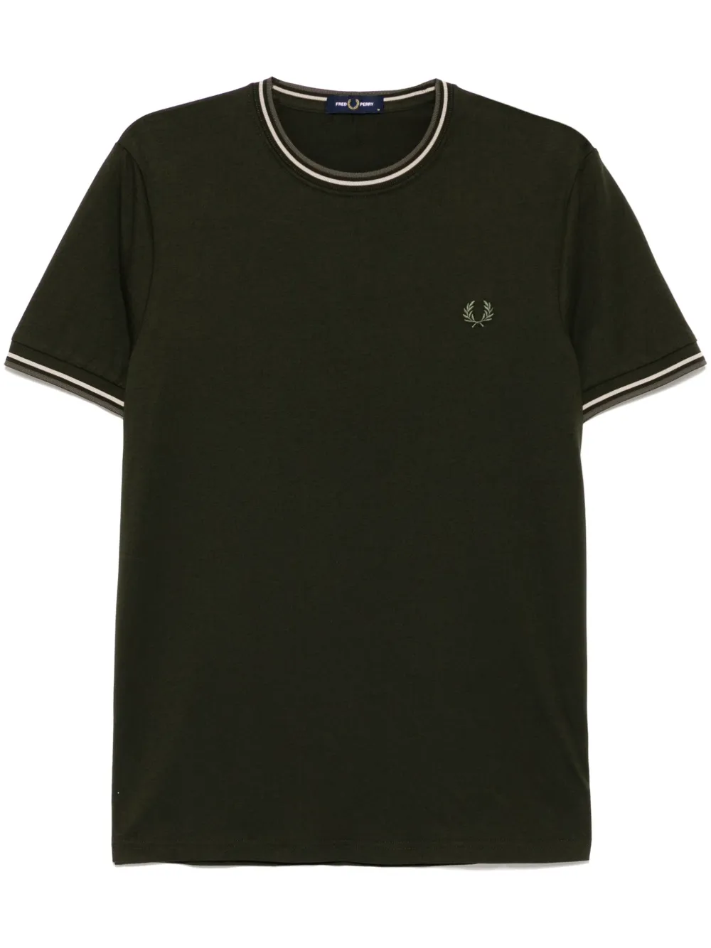 Fred Perry Tipd T-shirt | Green | Image 1
