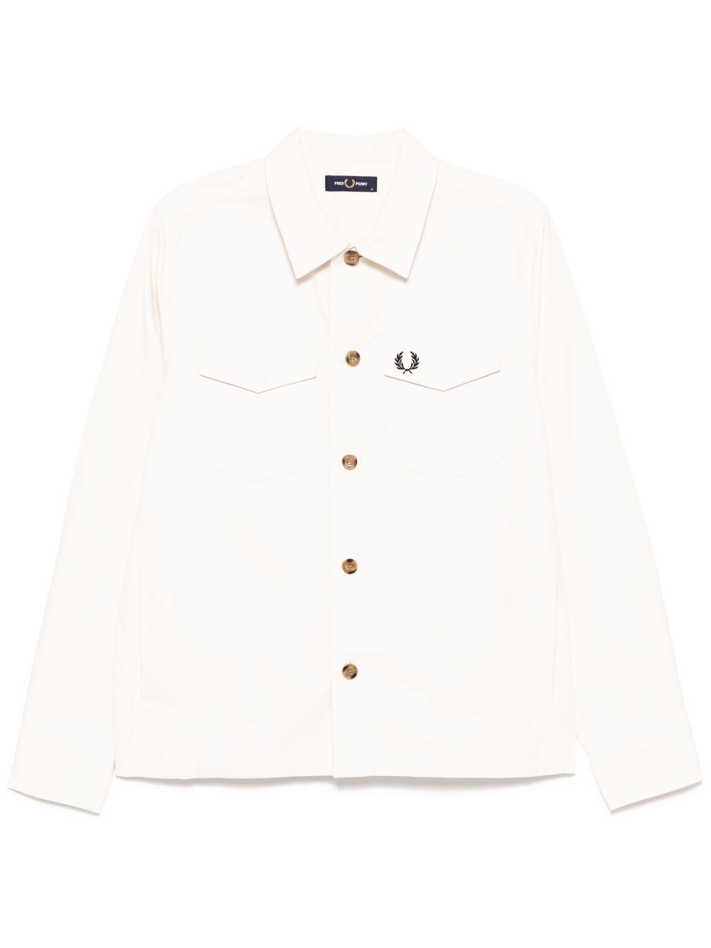 Fred Perry patch pocket shirt - Neutrals