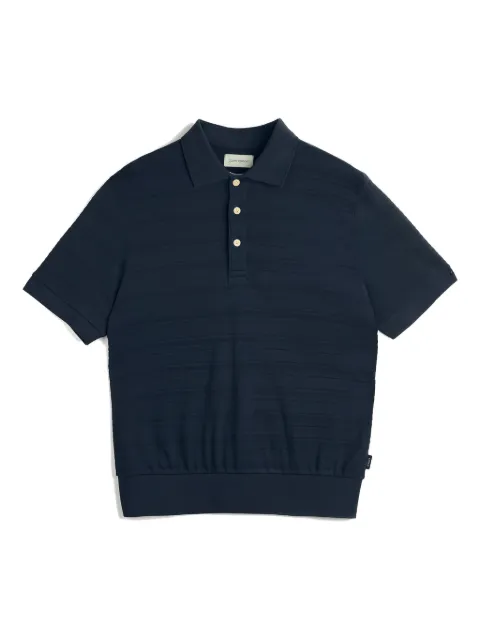 Oliver Spencer textured polo shirt