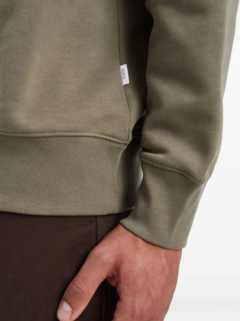 Norse Projects Sweater met ronde hals Groen