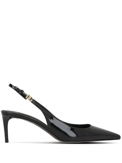 Dolce & Gabbana zapatillas de charol con tacón de 60mm
