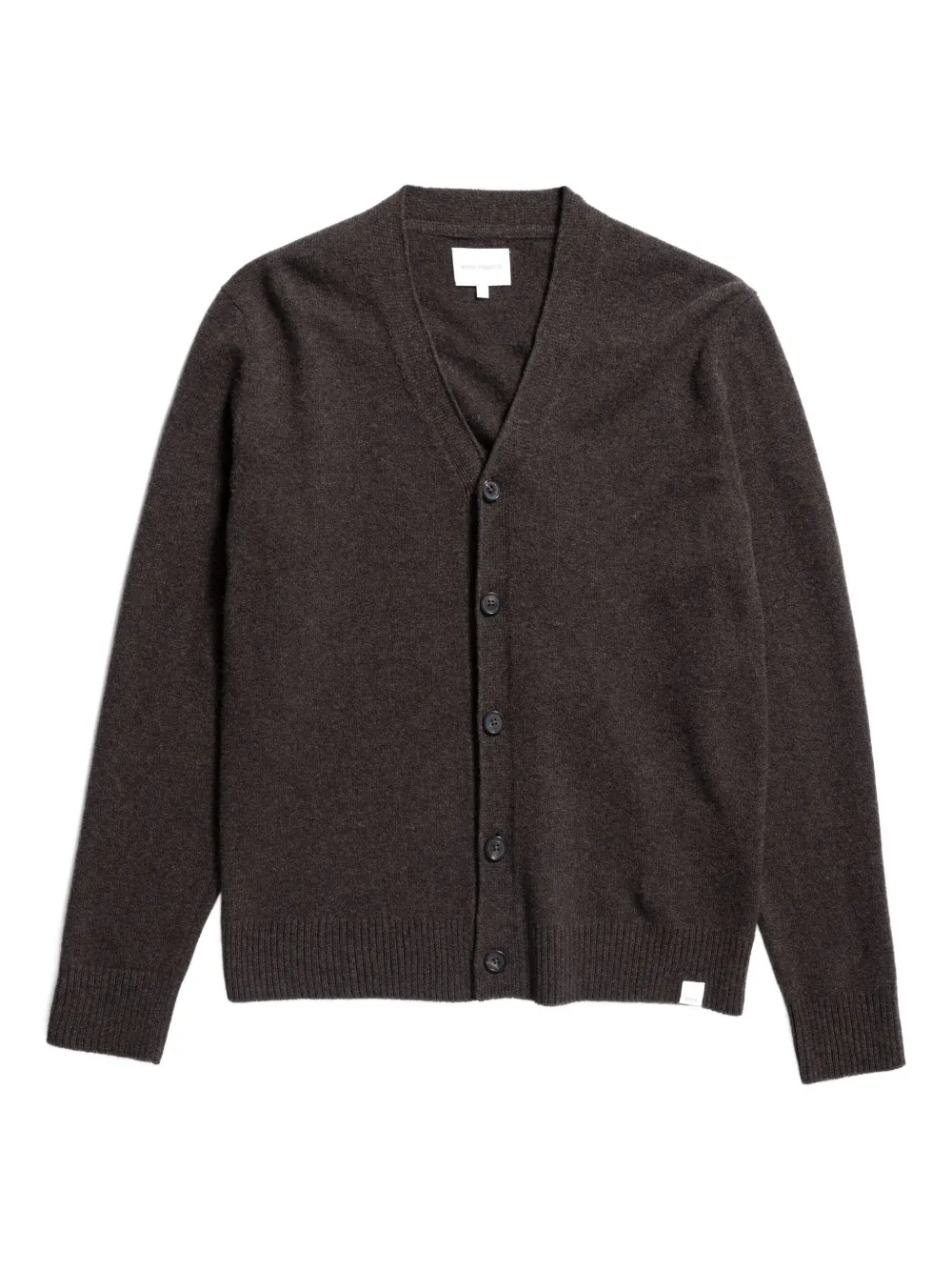 Norse Projects V-neck cardigan | Brown | Image 1