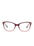 Matsuda butterfly-frame glasses - Red