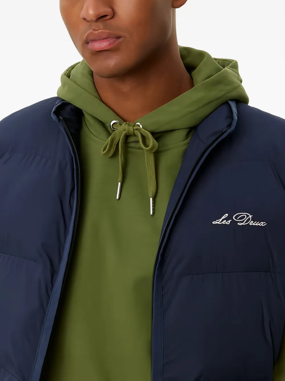 Les Deux Gewatteerde bodywarmer Blauw