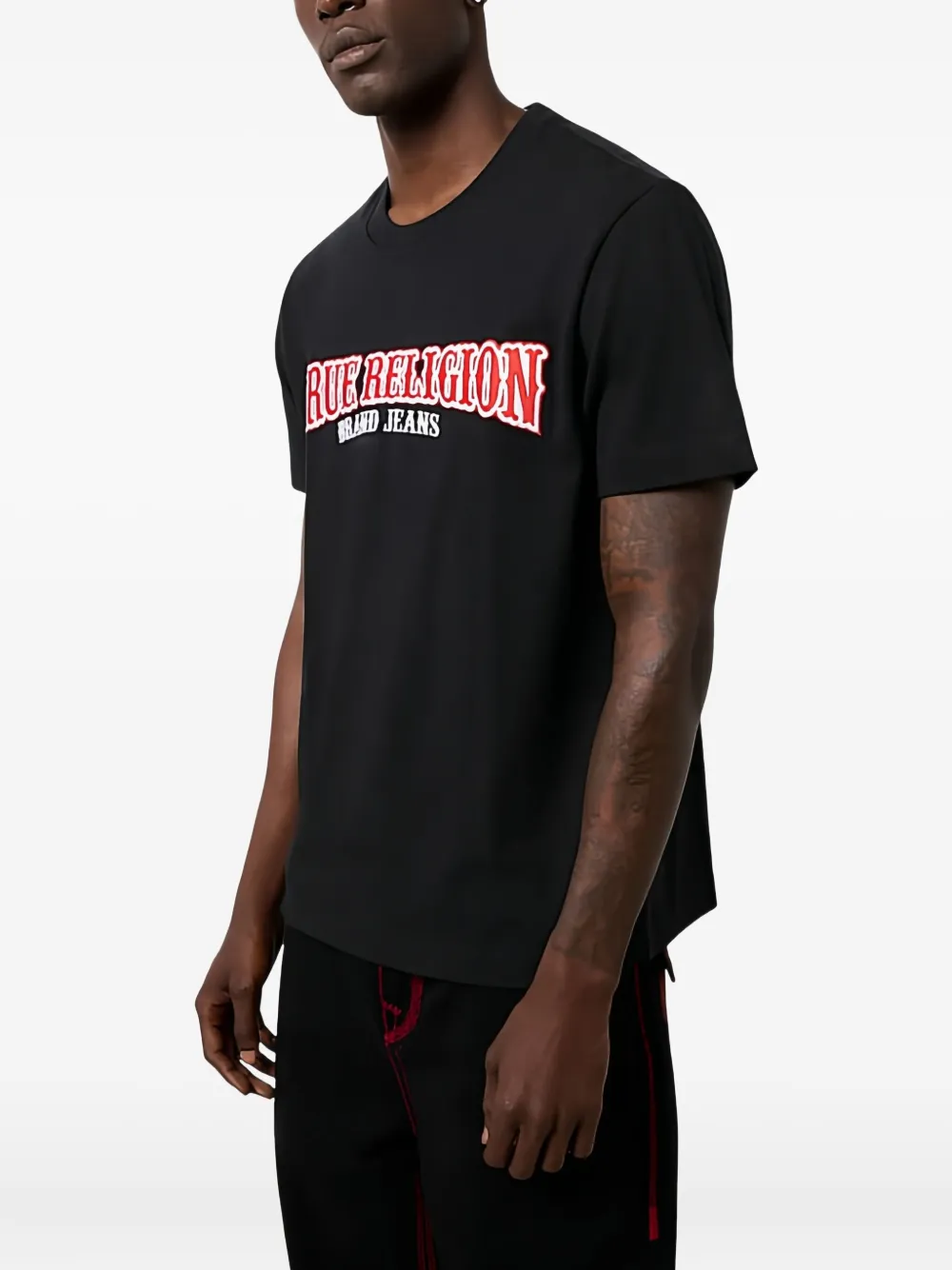  True Religion Embroidered T-shirt - Black 