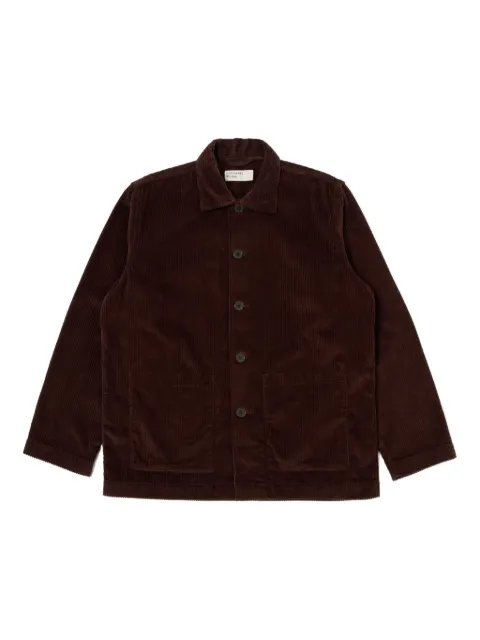 Universal Works corduroy button-fastening jacket