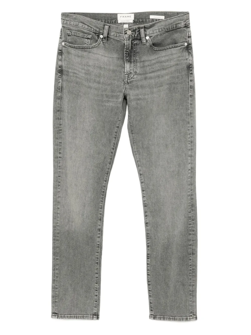 FRAME Slim-fit jeans Grijs